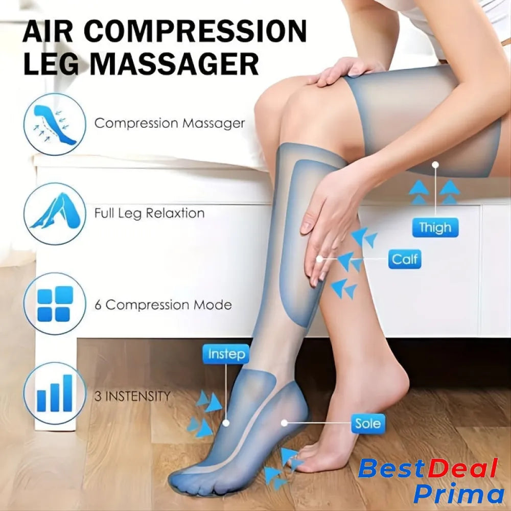 1 Pair-Leg Massager Leg With Air Compression For Circulation