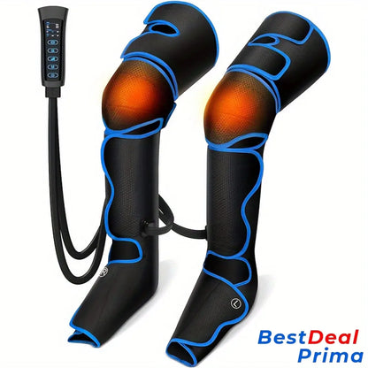 1 Pair-Leg Massager Leg With Air Compression For Circulation Black / Pair