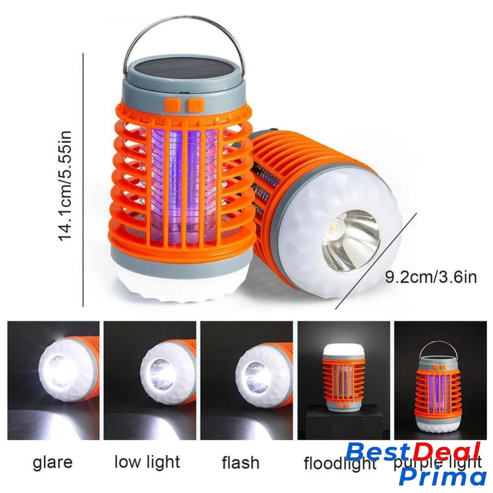 2024 Multifunctional Solar Anti-Mosquito Light Mosquito Killer Lamp