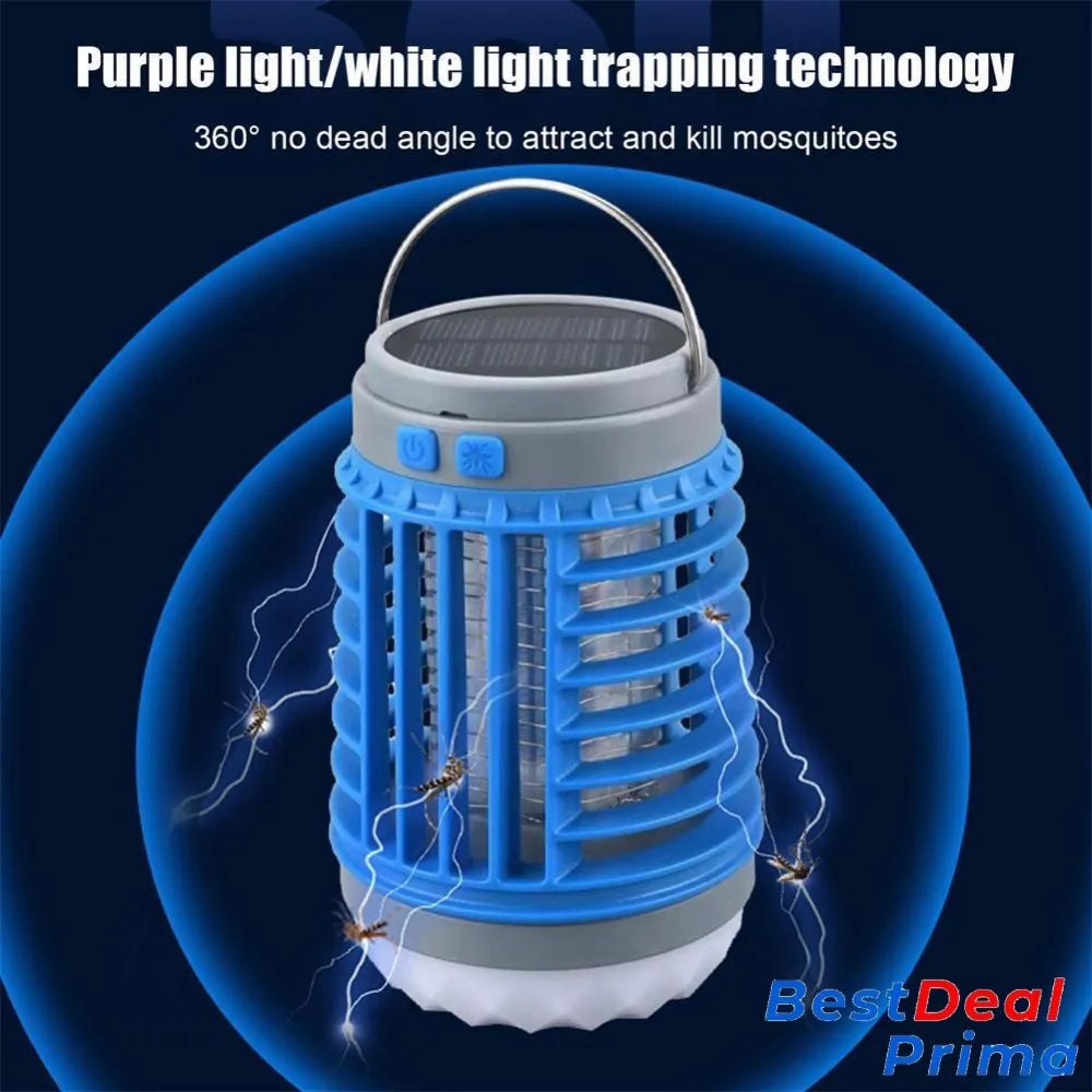 2024 Multifunctional Solar Anti-Mosquito Light Mosquito Killer Lamp