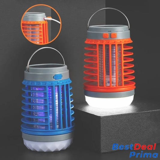 2024 Multifunctional Solar Anti-Mosquito Light Mosquito Killer Lamp Blue