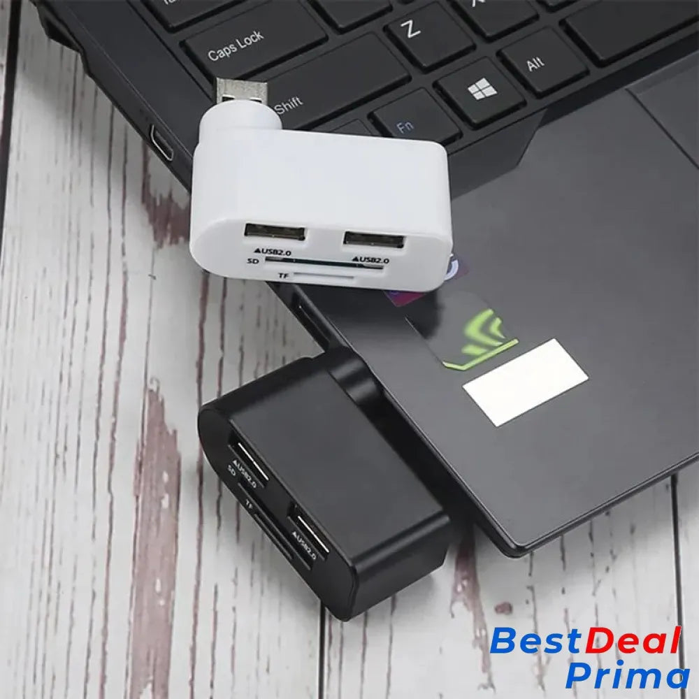 4 In 1 Rotatable Usb Hub