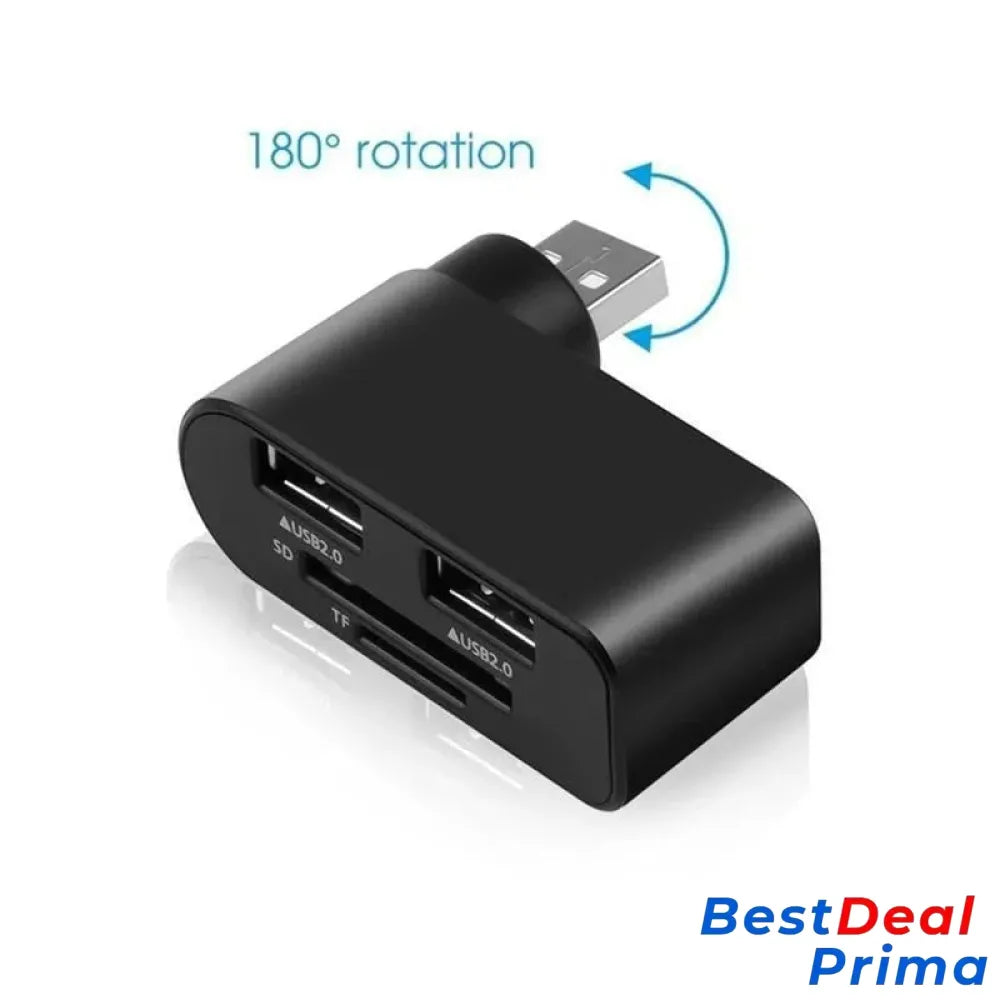 4 In 1 Rotatable Usb Hub