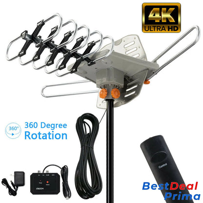 990 Mile Outdoor Hd Tv Antenna Uhf Vhf 4K