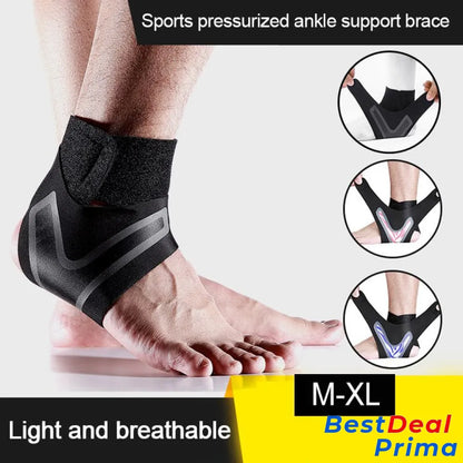 Adjustable Pressurized Ankle Protection Brace