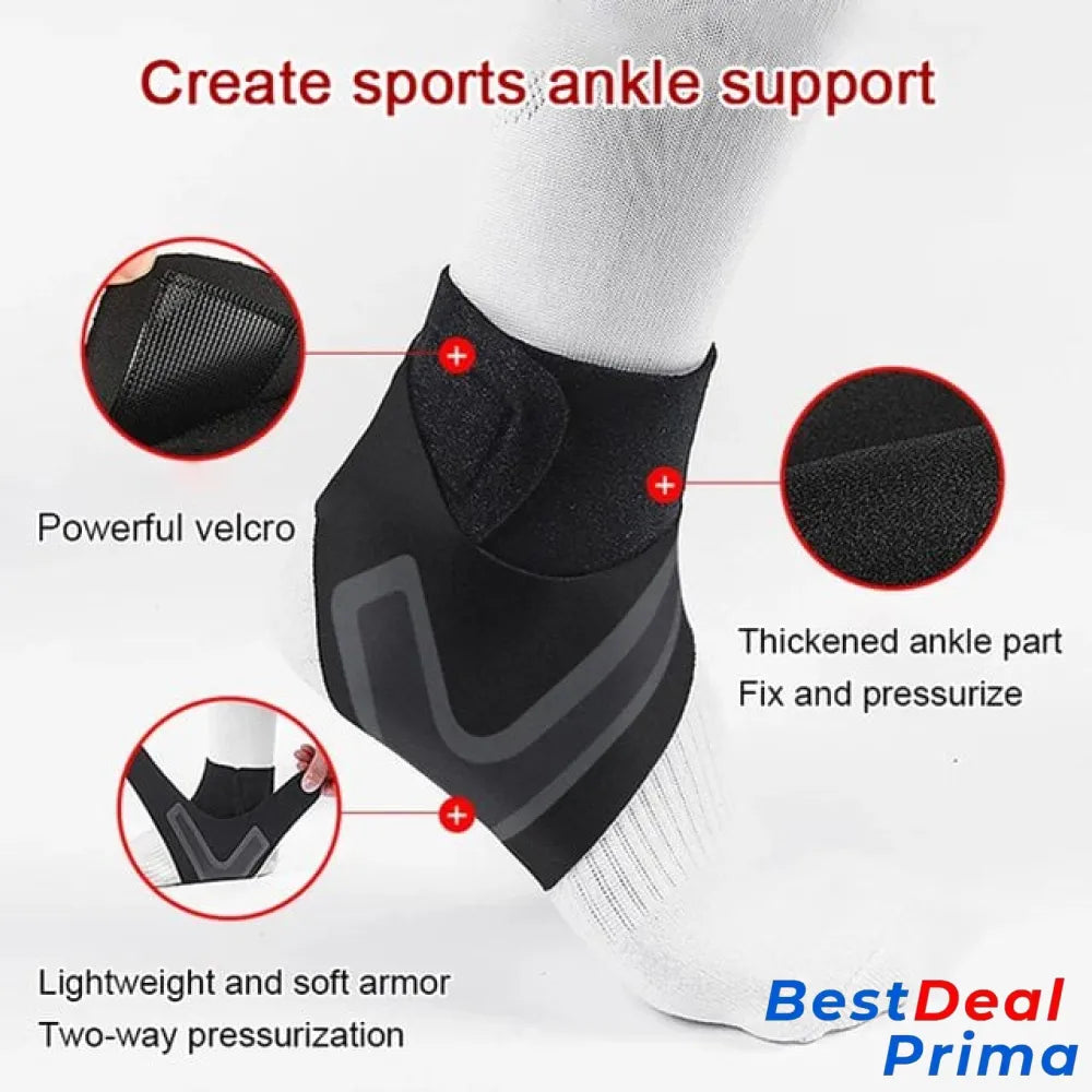 Adjustable Pressurized Ankle Protection Brace