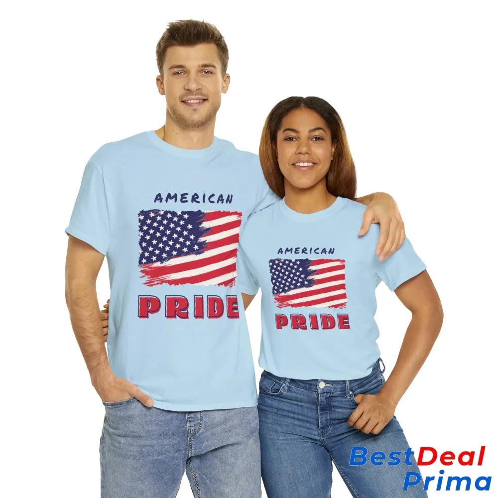 American Pride T-Shirt Light Blue / S T-Shirt