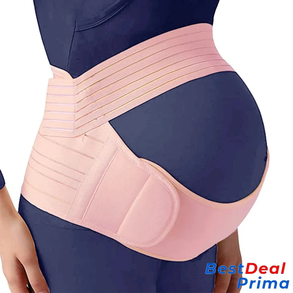 Baby Bump Support Belt Pink / L