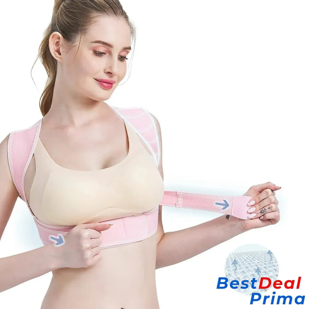 Back Posture Corrector - Breathable Brace For Improved Alignment And Comfort