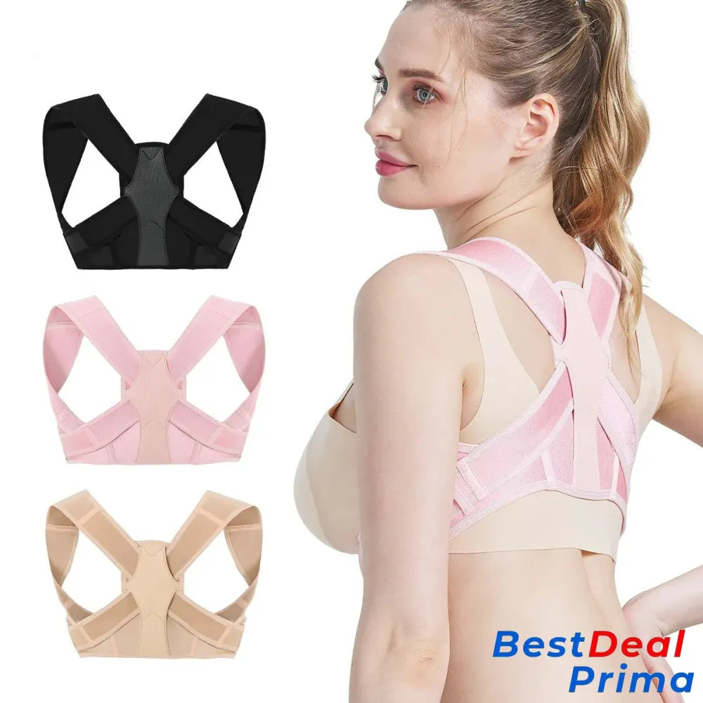 Back Posture Corrector - Breathable Brace For Improved Alignment And Comfort