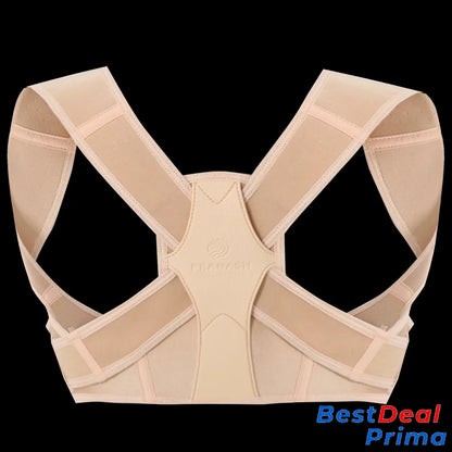 Back Posture Corrector - Breathable Brace For Improved Alignment And Comfort Nude / S/M