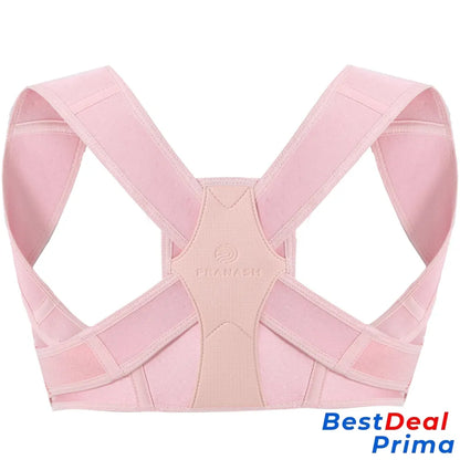 Back Posture Corrector - Breathable Brace For Improved Alignment And Comfort Pink / S/M