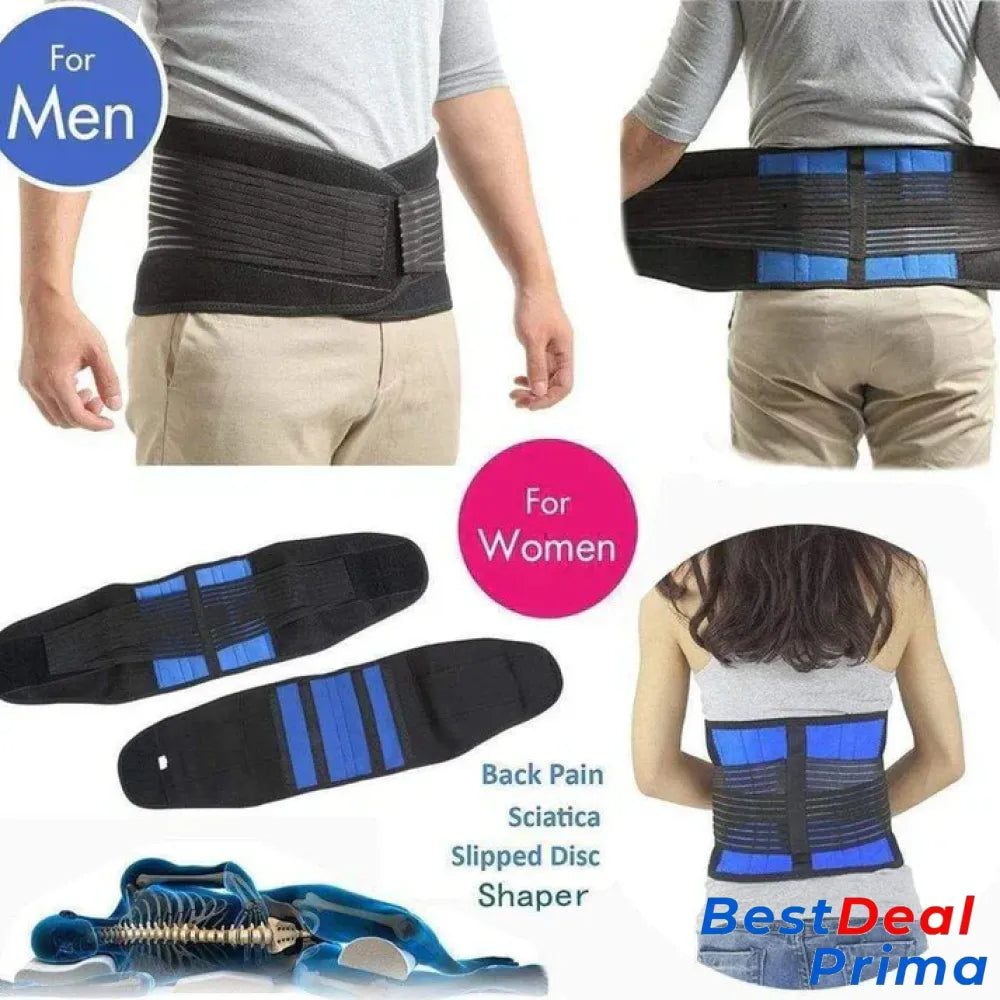 Back Support Brace For Lower & Lumbar Pain