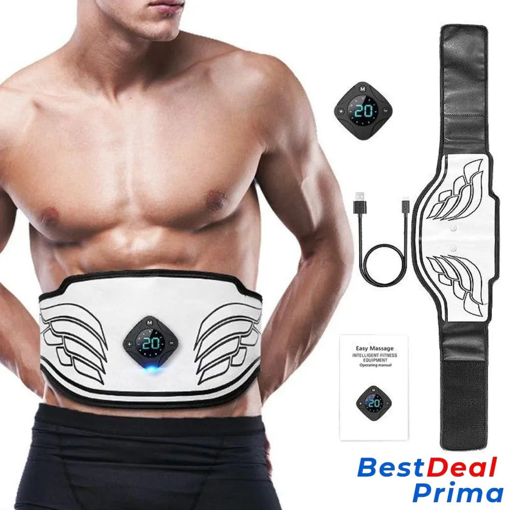 Belly Fat Reduction Massage Belt - Levels Ems Abdominal Vibration