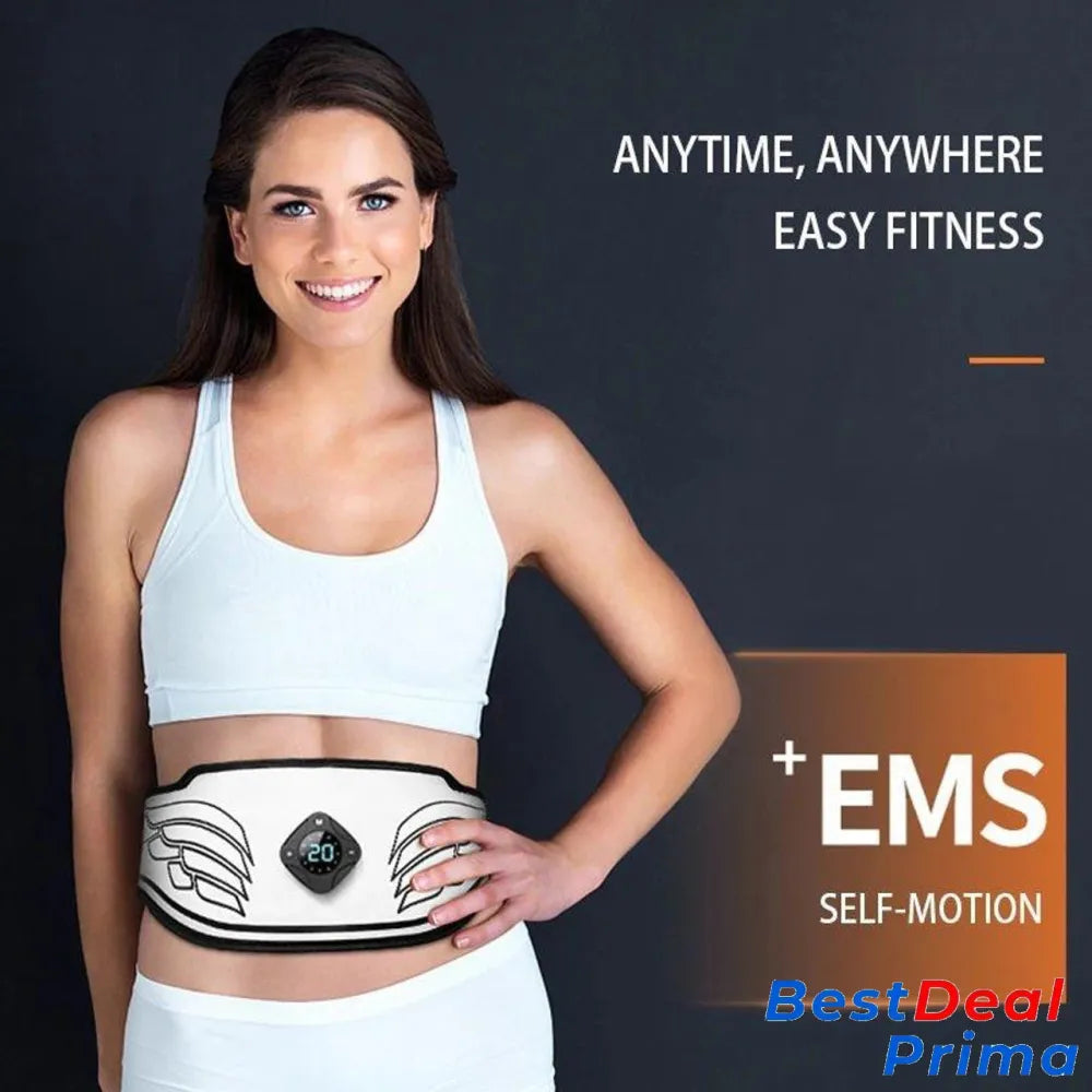 Belly Fat Reduction Massage Belt - Levels Ems Abdominal Vibration