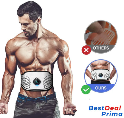 Belly Fat Reduction Massage Belt - Levels Ems Abdominal Vibration