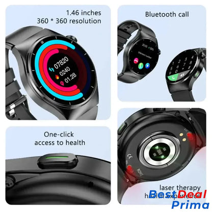 Blood Sugar Glucose Monitoring Smart Watch