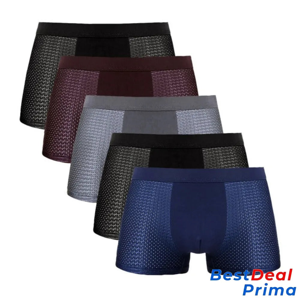 Boxhero – Pack Of 10 Bamboo Fiber Boxer Briefs Buy 5 Get