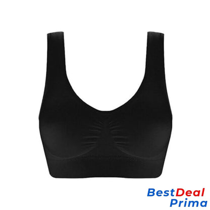 Breathable Cool Liftup Air Bra Black / S