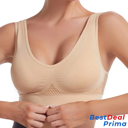 Breathable Cool Liftup Air Bra👙 Skin / S