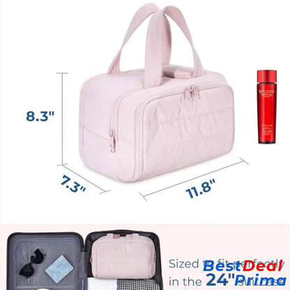 Broadbag Wide Open Travel Makeup Bag