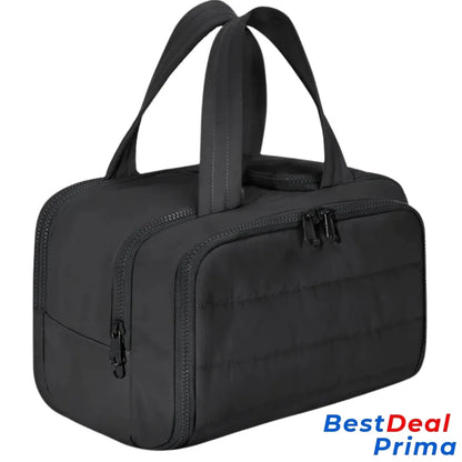 Broadbag Wide Open Travel Makeup Bag Black