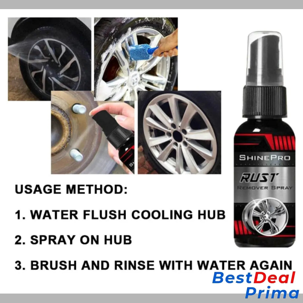 Car Parts Rust Remover Spray Magic Wheel Hub Cleaner