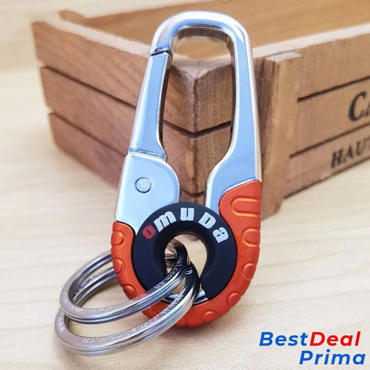 Creative Stainless Steel Keychain Orange