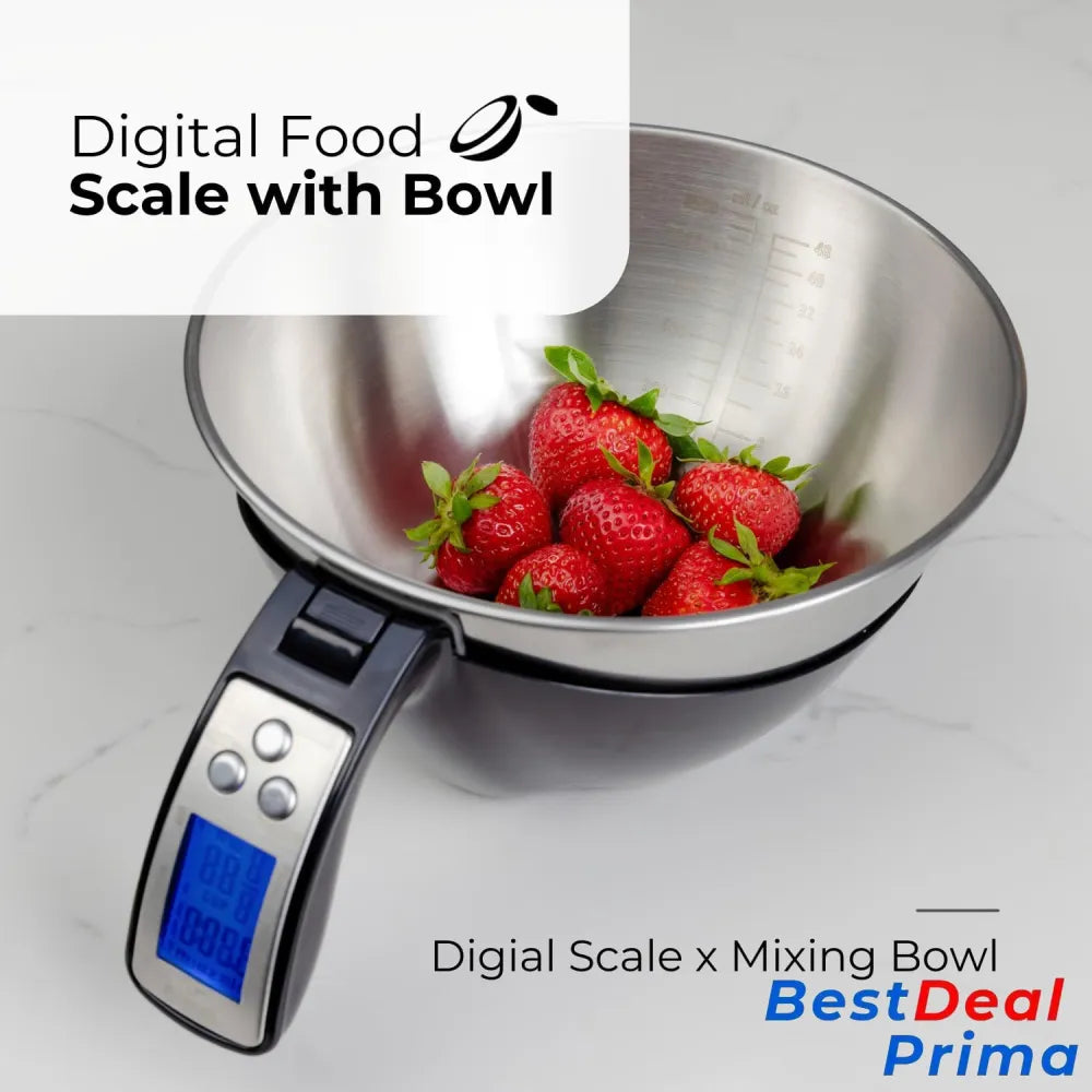 Digital Measuring Cup Scale With Removable Bowl