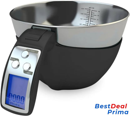 Digital Measuring Cup Scale With Removable Bowl