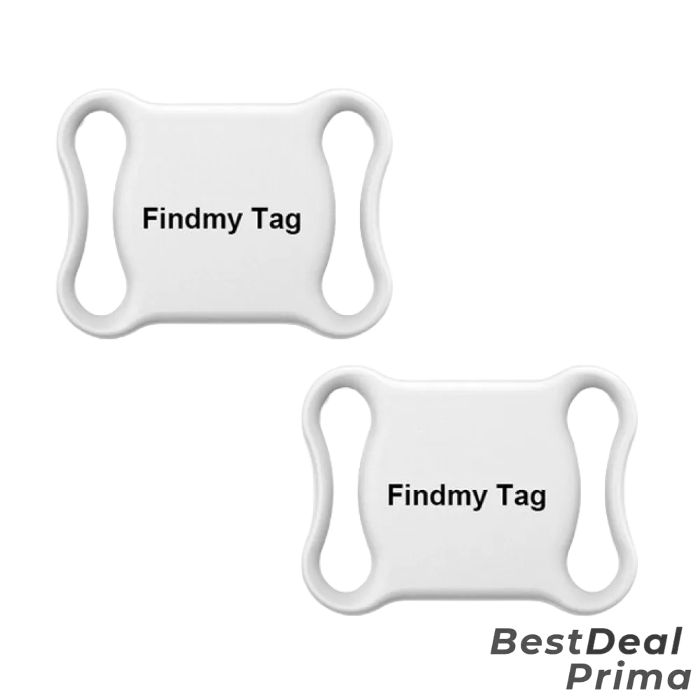 Dog Gps Tracker Collar Cat & Whiite / X2 Findmy Tag