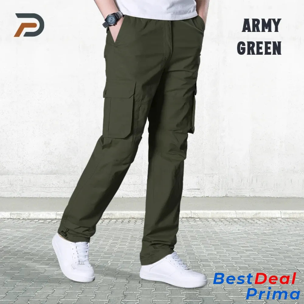 Dutypants - Durable Waterproof Multi-Pocket Work Pants Army Green / S