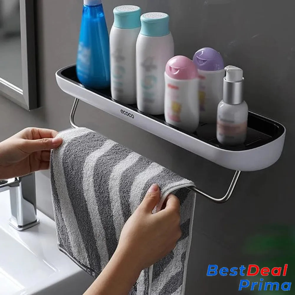 Easymount Bathroom Storage Shelf - No Drilling Required