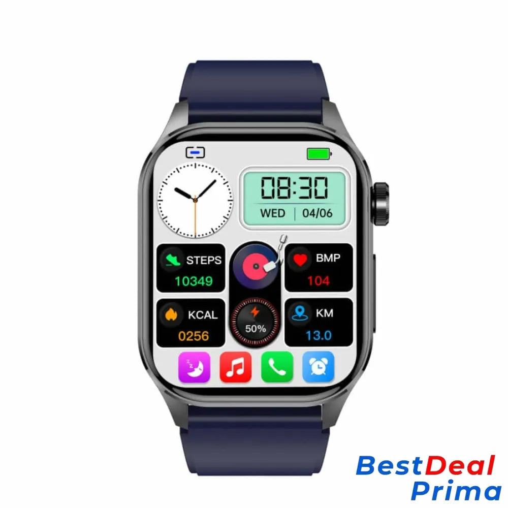 Ecg Blood Sugar Pressure Call Intelligent Health Management Smart Watch