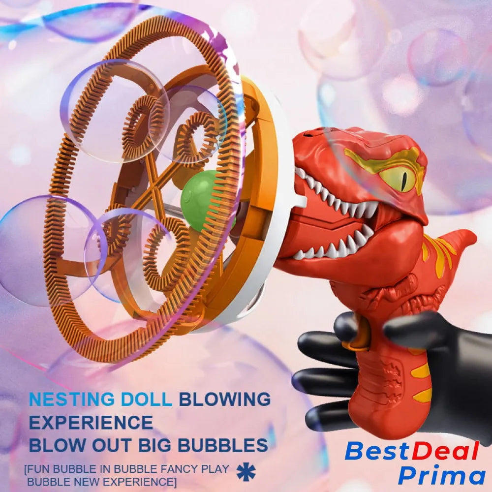 Electric Dinosaur Bubble Machine