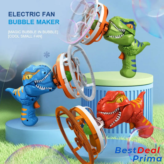 Electric Dinosaur Bubble Machine