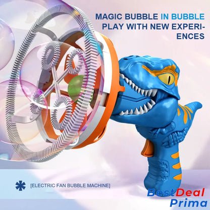 Electric Dinosaur Bubble Machine