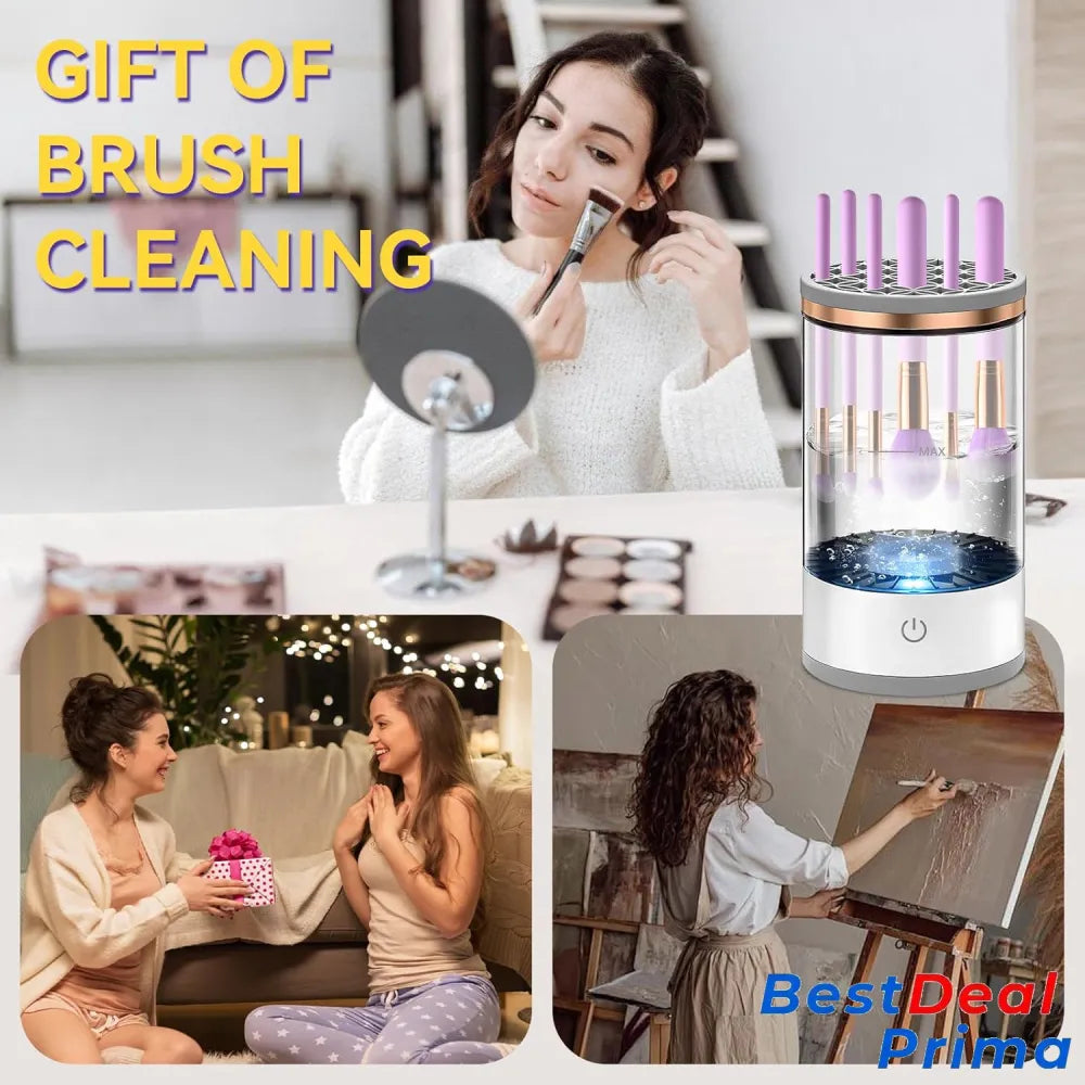 Electric Makeup Brush Cleaner Machine