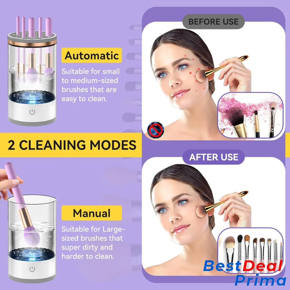 Electric Makeup Brush Cleaner Machine