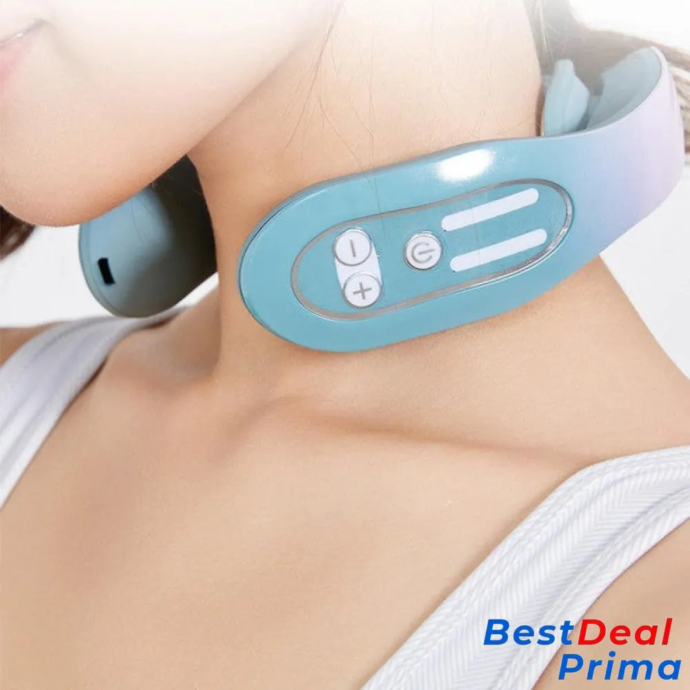 Ems Neck Acupoints Lymphvity Massager Device