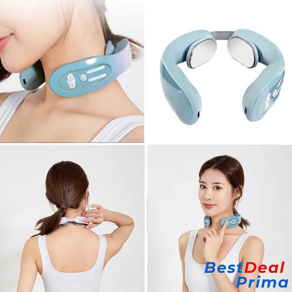 Ems Neck Acupoints Lymphvity Massager Device