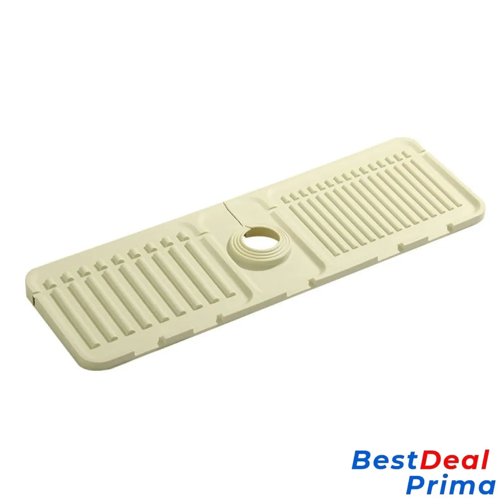 Faucet Guard & Draining Mat Beige