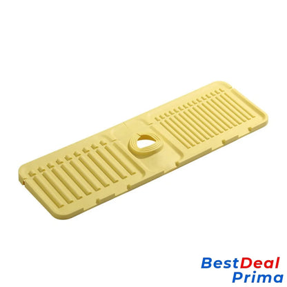 Faucet Guard & Draining Mat Yellow