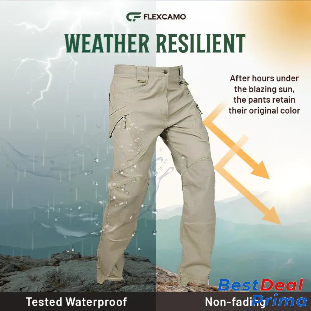 Flexcamo - Tactical Waterproof Pants Hot Sale 50%