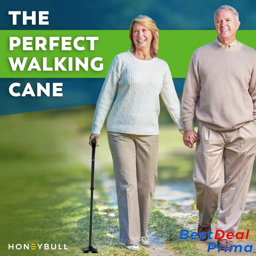 Foldable Adjustable And Collapsible Walking Cane For Men & Women