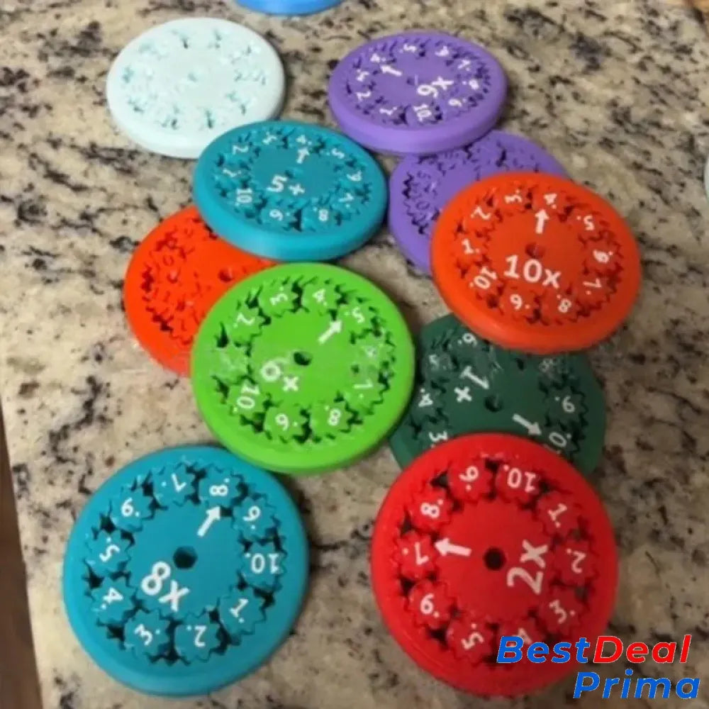 Geniuspinners™ Math Facts Fidget Spinners