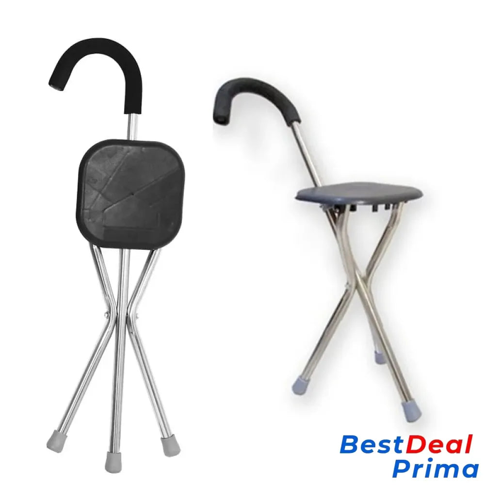 German Elderly Crutch Stool Grey