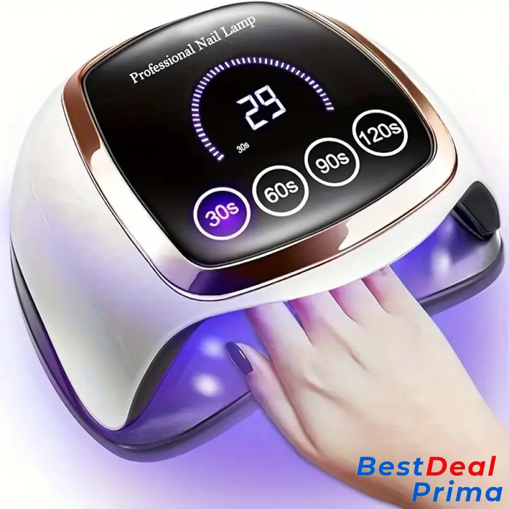 Home And Salon Nail Curing Lamp With Auto Sensor / 4 Timer Settings For Gel Polish Led Dryer