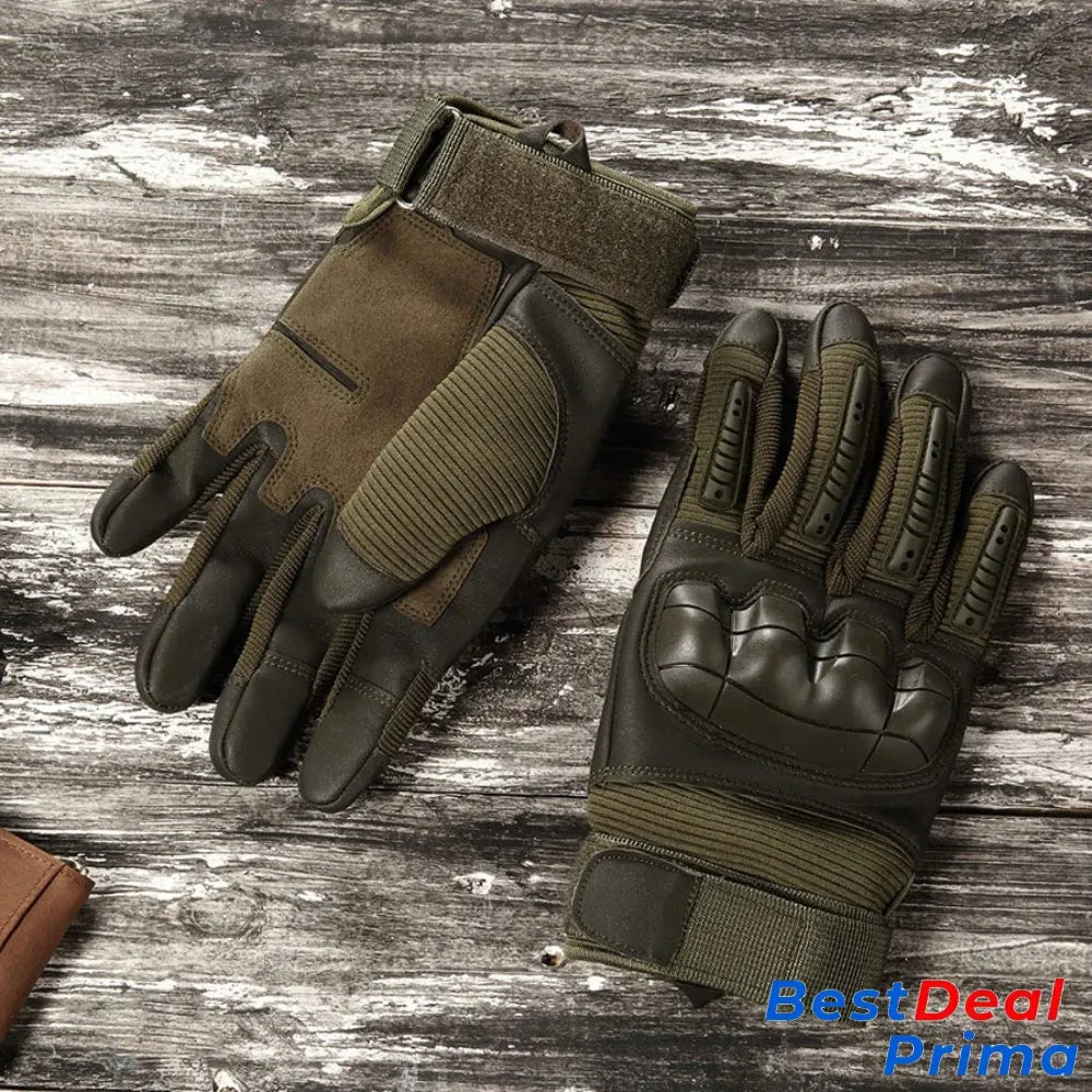 Indestructible Protective Tactical Full-Finger Gloves