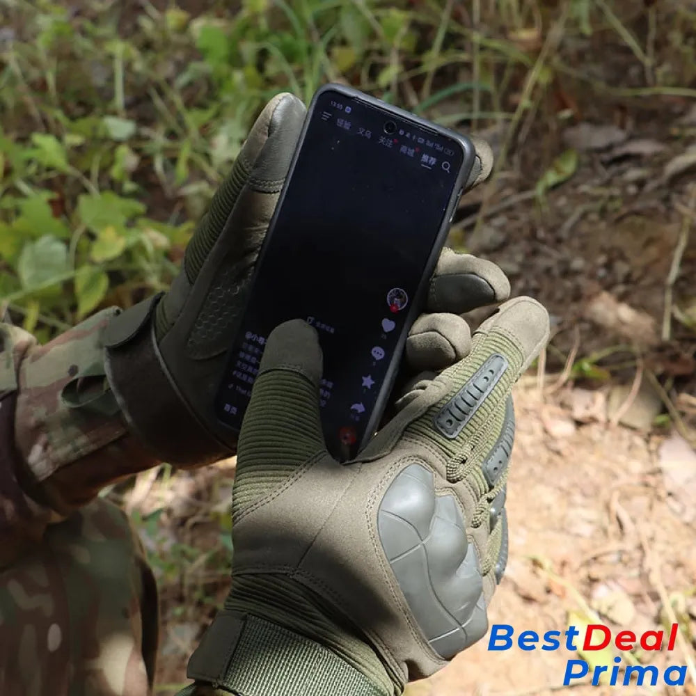 Indestructible Protective Tactical Full-Finger Gloves